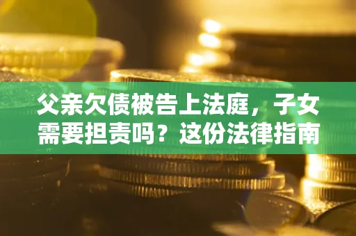 北京父亲欠债被告上法庭，子女需要担责吗？这份法律指南必须看完