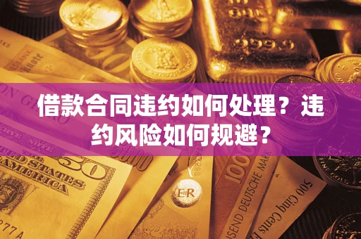 北京借款合同违约如何处理？违约风险如何规避？
