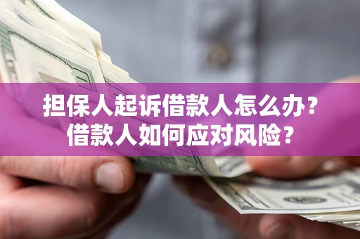 北京担保人起诉借款人怎么办？借款人如何应对风险？