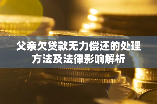 北京父亲欠贷款无力偿还的处理方法及法律影响解析